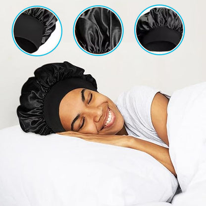 BONNET DE NUIT EN SATIN - NONEOV™